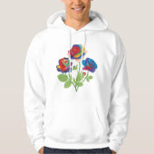 Regenboogrozen Hoodie (Voorkant)