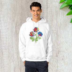 Regenboogrozen Hoodie