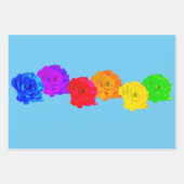 RegenboogRozen Inpakpapier Vel (Voorkant 3)