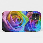 RegenboogRozen iPhone 5 hoesje (Achterkant (horizontaal))