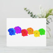 Regenboogrozen Kaart (Staand voorkant)