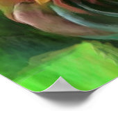 RegenboogRozen KunstPoster/Afdruk Poster (Hoek)