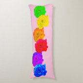 RegenboogRozen Lichaamskussen (Voorkant Verticaal)