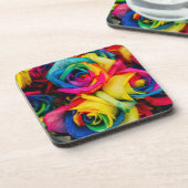 regenboogrozen onderzetter (Linkerzijde)