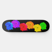 RegenboogRozen Persoonlijk Skateboard (Horizontaal)