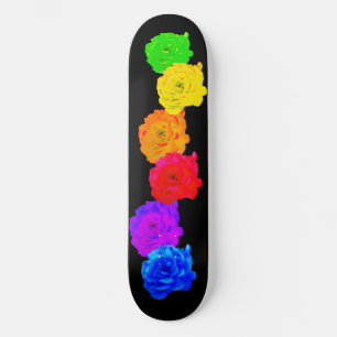RegenboogRozen Persoonlijk Skateboard