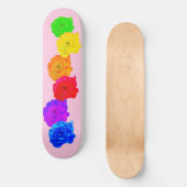 RegenboogRozen Persoonlijk Skateboard (Voorkant)