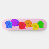 RegenboogRozen Persoonlijk Skateboard (Horizontaal)