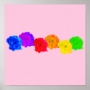RegenboogRozen Poster