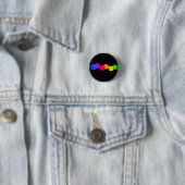 RegenboogRozen Ronde Button 3,2 Cm (In situ)