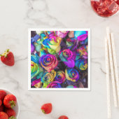 RegenboogRozen Servet (Insitu)
