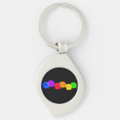 RegenboogRozen Sleutelhanger (Voorkant)