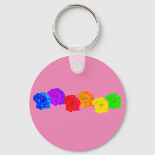 RegenboogRozen Sleutelhanger