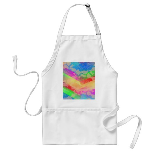 RegenboogRozen Standaard Schort (Voorkant)