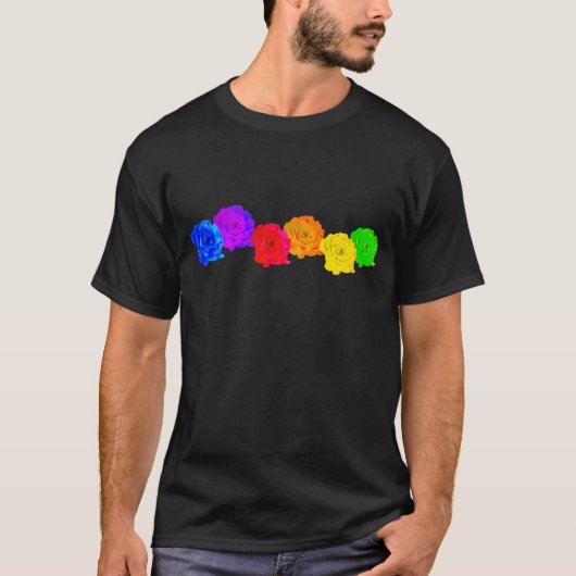 RegenboogRozen T-shirt (Voorkant)