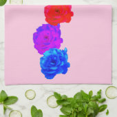 RegenboogRozen Theedoek (Gevouwen)