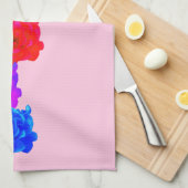 RegenboogRozen Theedoek (Quarter Fold)