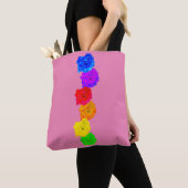 RegenboogRozen Tote Bag (Dichtbij)