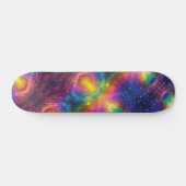Regenboogruimte nevelvormige Abstracte kosmische v Persoonlijk Skateboard (Horizontaal)