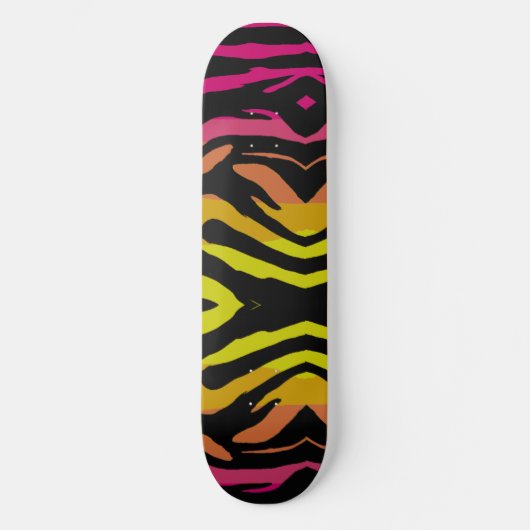 regenboogsafari persoonlijk skateboard (Voorkant)