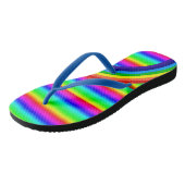 Regenboogsandalen Teenslippers (Schuin)