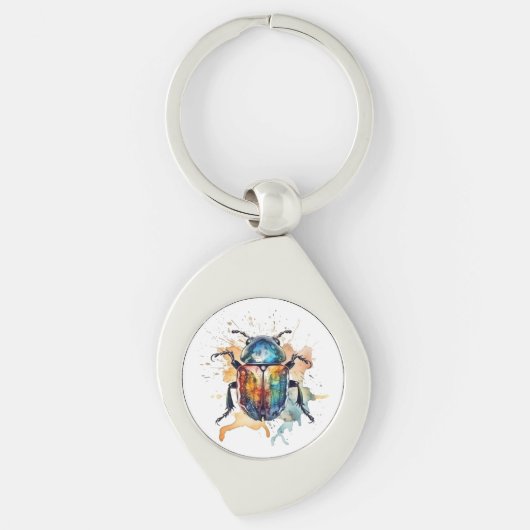regenboogscarabee sleutelhanger (Voorkant)