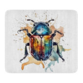 regenboogscarabee snijplank (Voorkant)