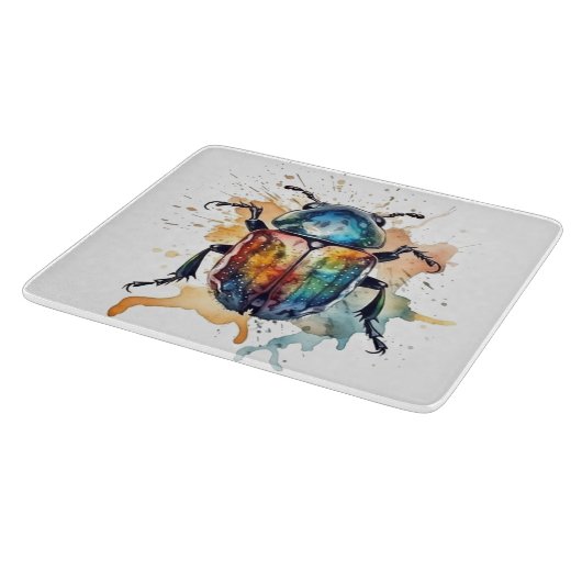 regenboogscarabee snijplank (Hoek)