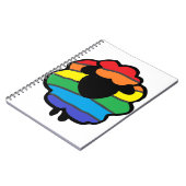 Regenboogschaap Notitieboek (Linkerzijde)