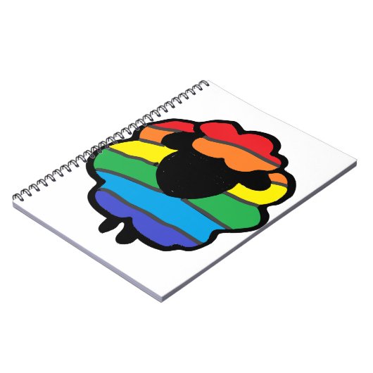 Regenboogschaap Notitieboek (Linkerzijde)