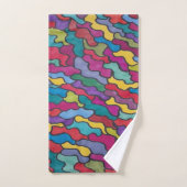 Regenboogschalen Abstract Bad Handdoek (Handdoek)