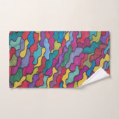 Regenboogschalen Abstract Bad Handdoek (Handdoek)