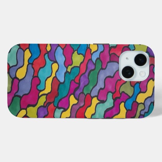 Regenboogschalen Abstract Case-Mate iPhone Case (Achterkant (horizontaal))