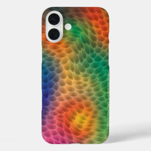 Regenboogschalen iPhone 16 Plus Hoesje