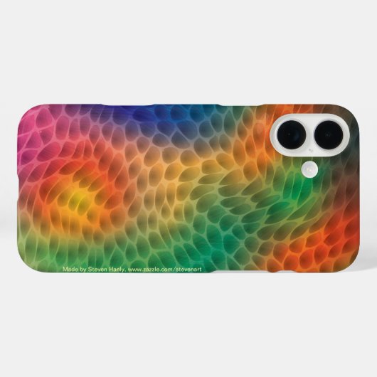Regenboogschalen Case-Mate iPhone Case (Achterkant (horizontaal))