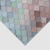 Regenboogschalen Tissuepapier (Detail)