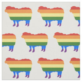 Regenboogschapen Stof