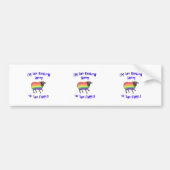 Regenboogschapen van de familie bumpersticker (Voorkant)