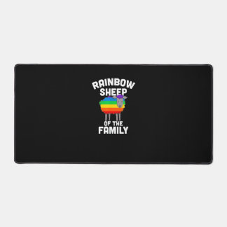 Regenboogschapen van de familie Gay Pride LGBTQ Eq Bureaumat