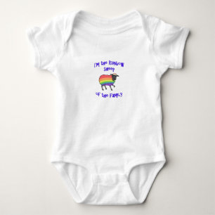 Regenboogschapen van de familie romper