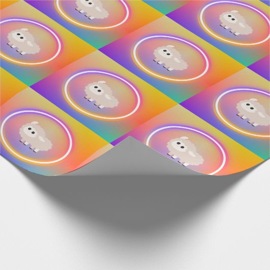 Regenboogschappakpapier Cadeaupapier (Hoek)