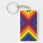Regenboogscharen Acrylische Sleutelhanger (Voorkant)