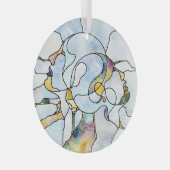 Regenboogscherven, glas in lood eenheid ornament (Voorkant Rechts)