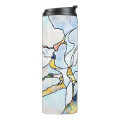 Regenboogscherven, glas in lood eenheid thermosbeker (Gedraaid links)