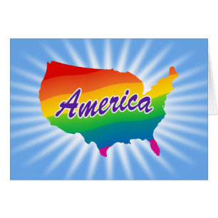 Regenboogschets van Amerika
