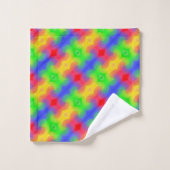 Regenboogscheuren Abstract ontwerphanddoeken Bad Handdoek (Wasdoekje)