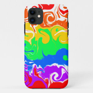 Regenboogscheuren Abstracte vlottende kunst Case-Mate iPhone Case