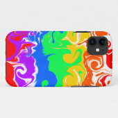 Regenboogscheuren Abstracte vlottende kunst Case-Mate iPhone Case (Achterkant (horizontaal))