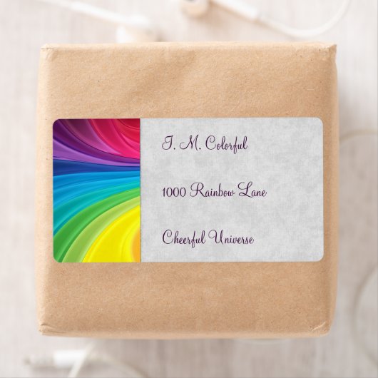 Regenboogscheuren Etiket (Insitu)