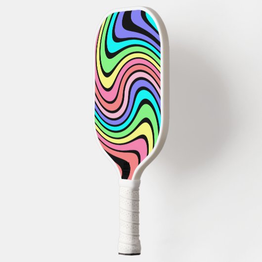 Regenboogscheuren Pickleball Paddle (Links)